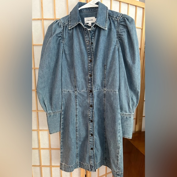 NWT FRAME Denim Dress - Picture 2 of 7